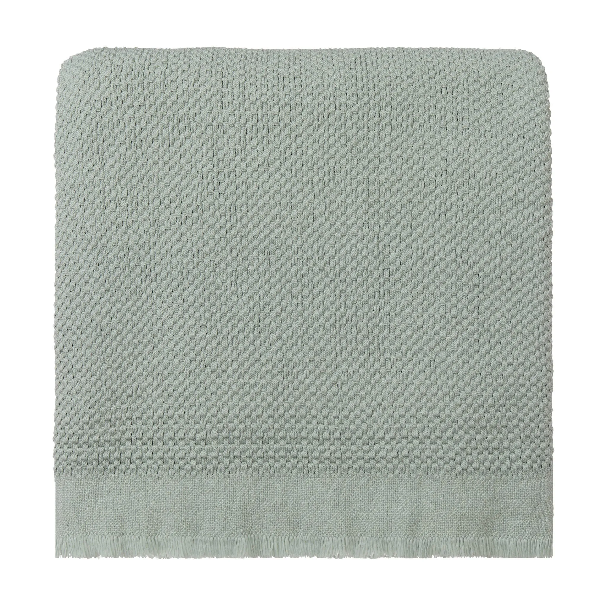 Alvaro Wool Blanket [Pale Sage Green]