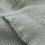 Alvaro Wool Blanket [Pale Sage Green]