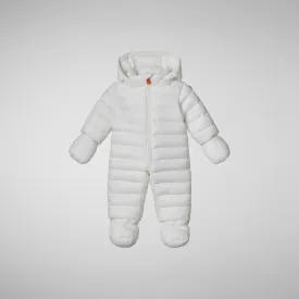 Babies' Storm Jumpsuit in Off White
