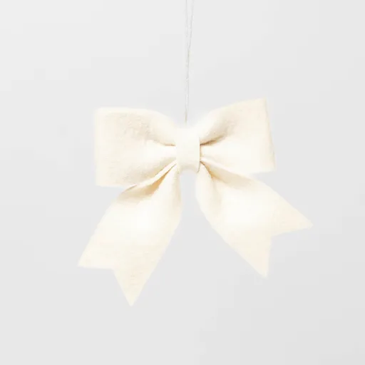 Bundle: Natural Bow Ornaments Set of 4