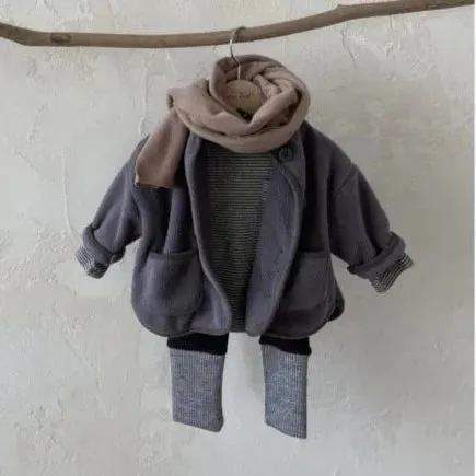 Button-Down Fleece Jacket