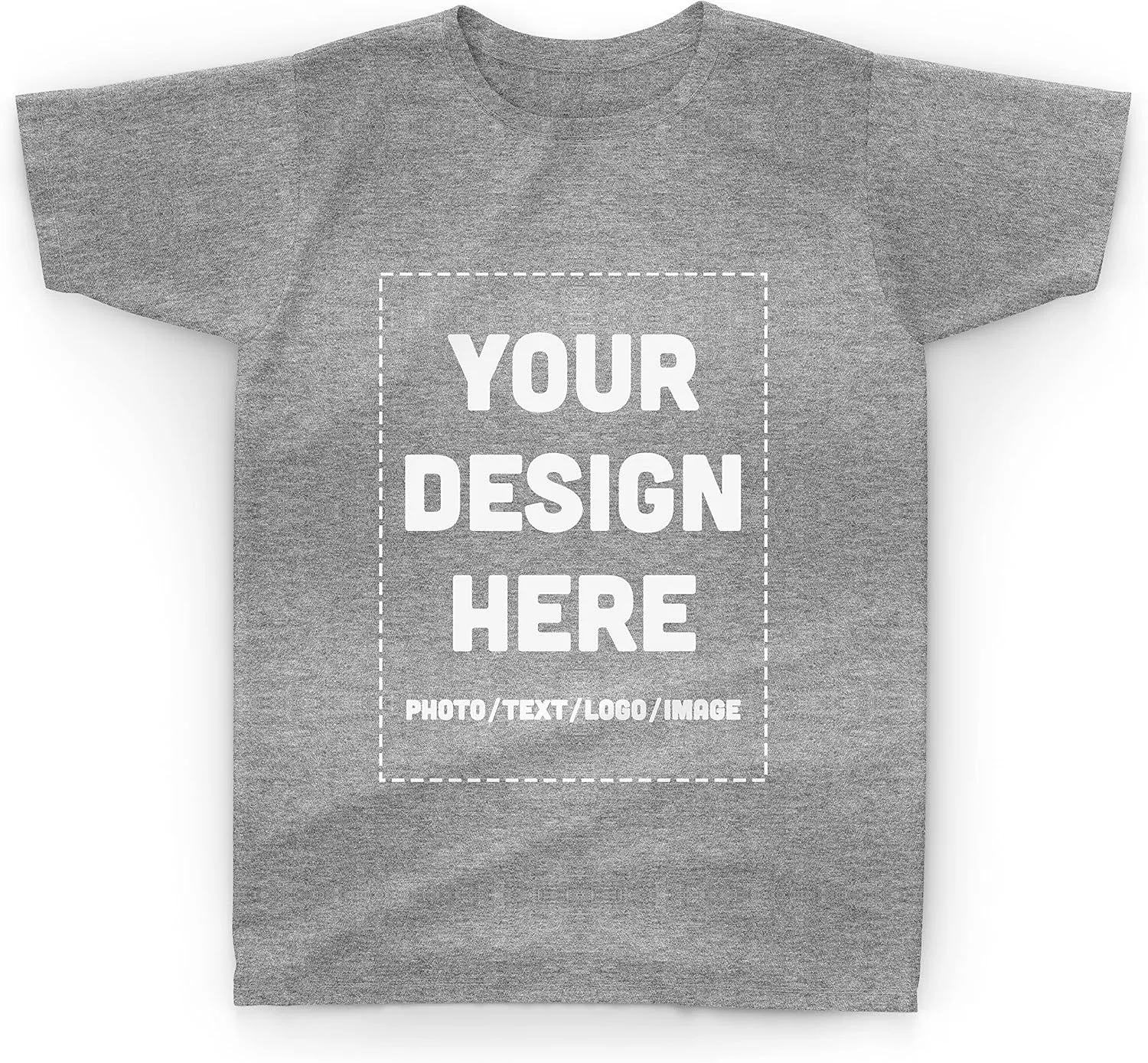 Custom Kids T-Shirt Design Your Own Youth or Toddler Shirt Add Print Text or Image - Personalized Soft Cotton Boy/Girl