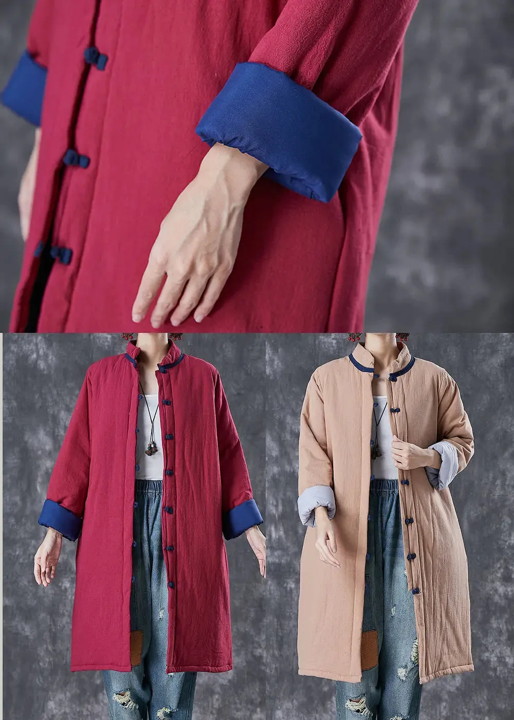 Fine Cotton Filled Witner Coat