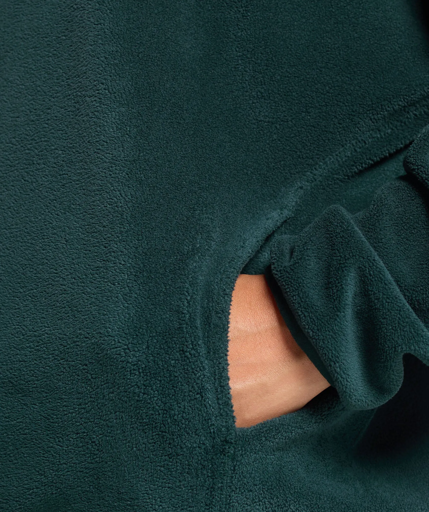 Gymshark Polar Fleece 1/2 Zip - Strong Teal