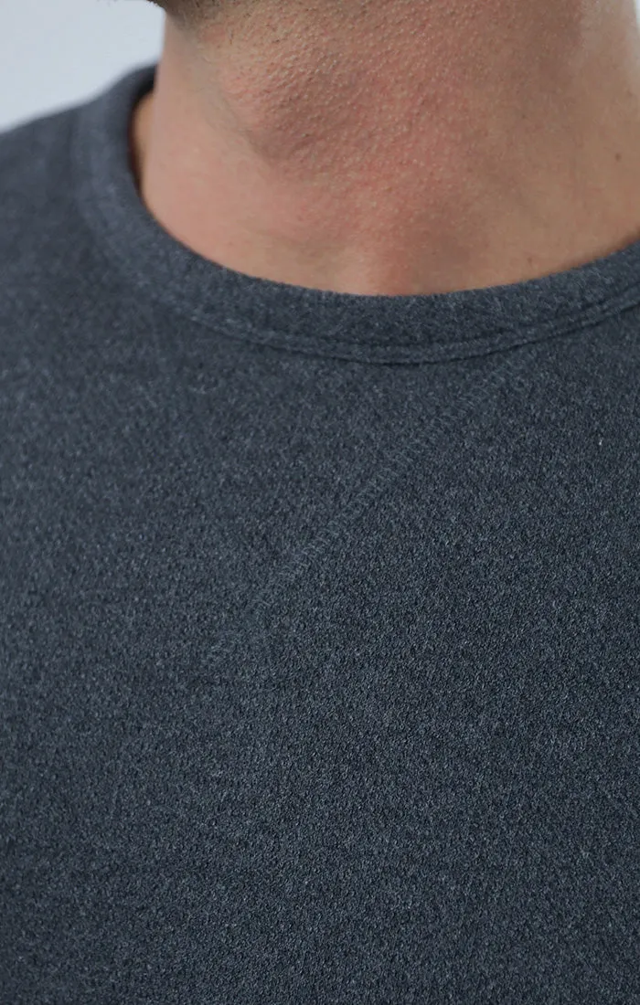 Kent Recycled Jacquard Sherpa Lined Crewneck