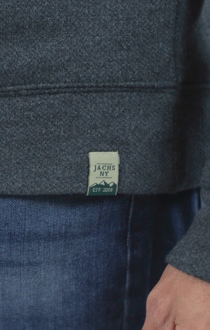 Kent Recycled Jacquard Sherpa Lined Crewneck