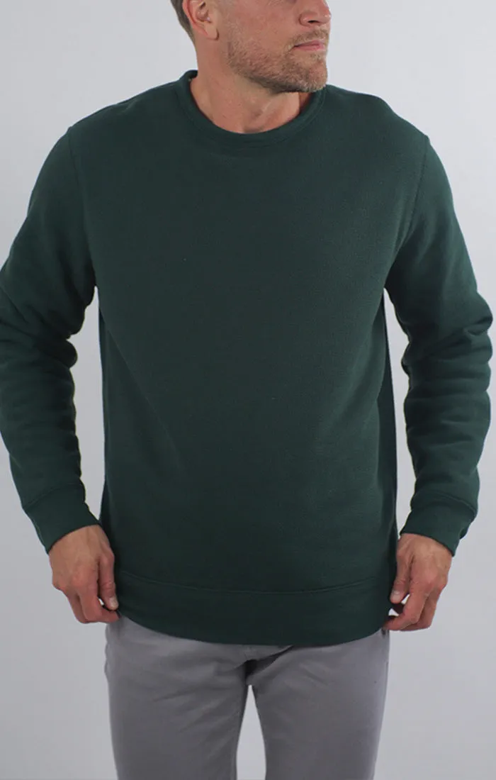 Kent Recycled Jacquard Sherpa Lined Crewneck