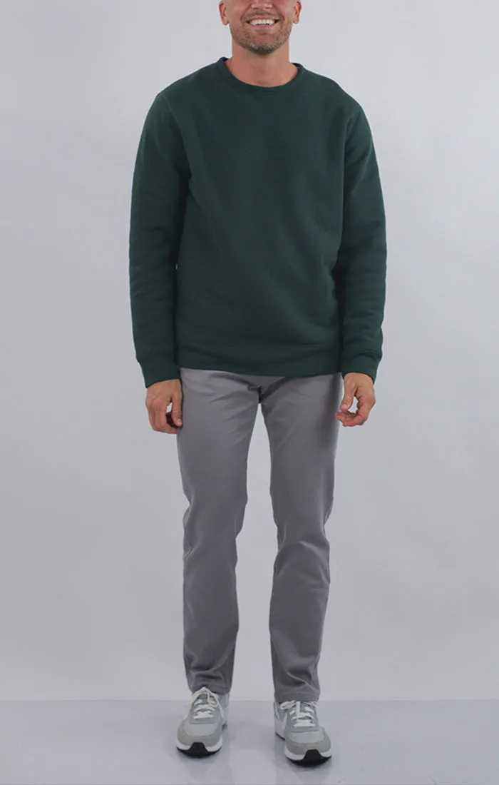 Kent Recycled Jacquard Sherpa Lined Crewneck
