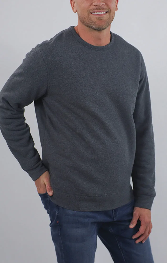 Kent Recycled Jacquard Sherpa Lined Crewneck