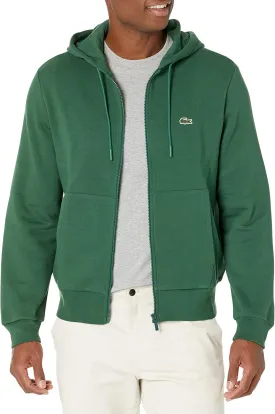 Lacoste Mens Ls Solid Full Zip