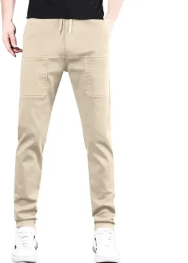 Mencomfy Cargo Pants Stretch Multipants - High Stretch Multi-Pocket Durable Cargo Pants Quick-Drying Joggers for Men