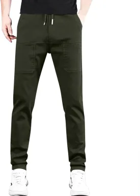 Mencomfy Cargo Pants Stretch Multipants - High Stretch Multi-Pocket Durable Cargo Pants Quick-Drying Joggers for Men