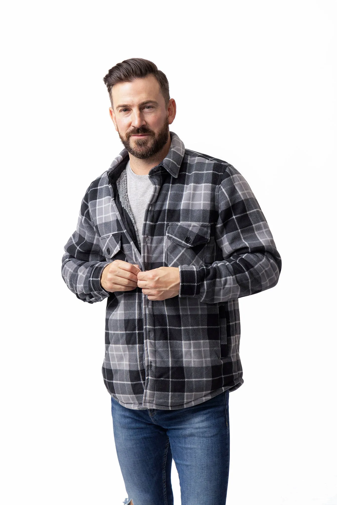 Men's Jax Plaid Shirt Jacket