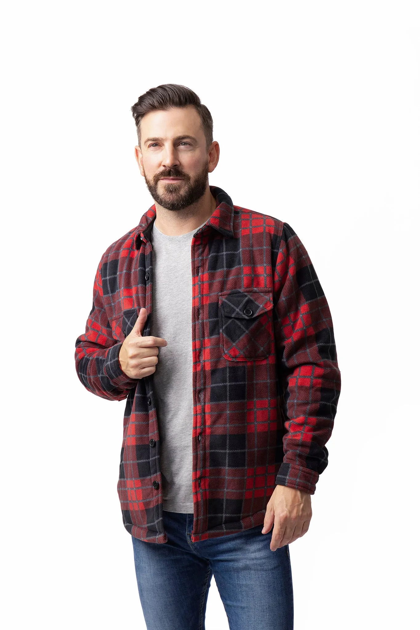 Men's Jax Plaid Shirt Jacket