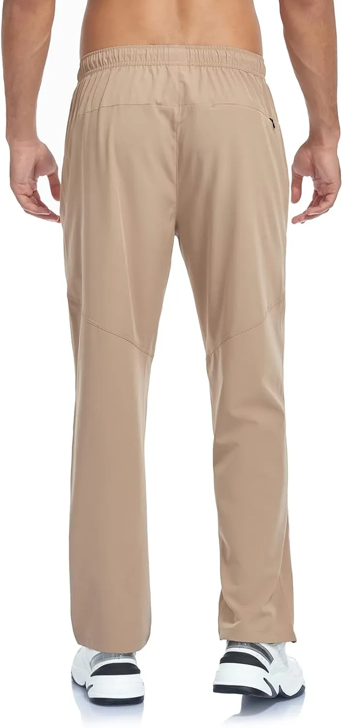 Men's Lightweight Hiking Pants Breathable Quick Dry Fit Waterproof Camping Fishing Running Athletic Active Jogger Pant