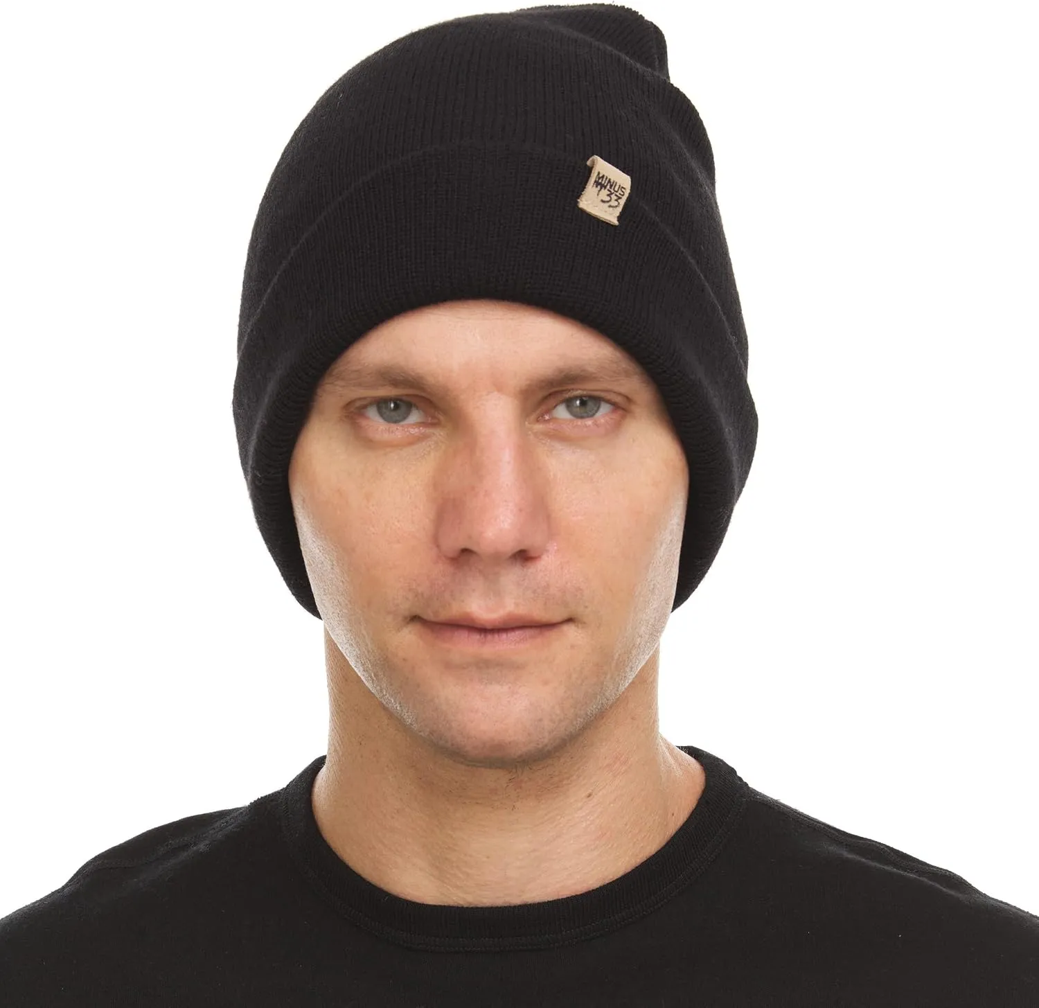 Minus33 Midweight Everyday Knit Cuff Beanie - 100% Merino Wool - Warm Winter Hat