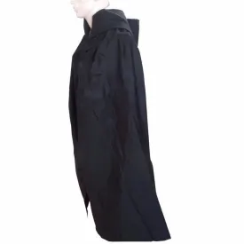 Order of Malta Commandery Mantle - Black Cotton & Wool Fabric