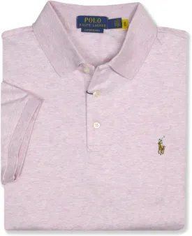 POLO RALPH LAUREN Mens Custom Slim Fit Soft Interlock Cotton Three Button Polo Shirt,