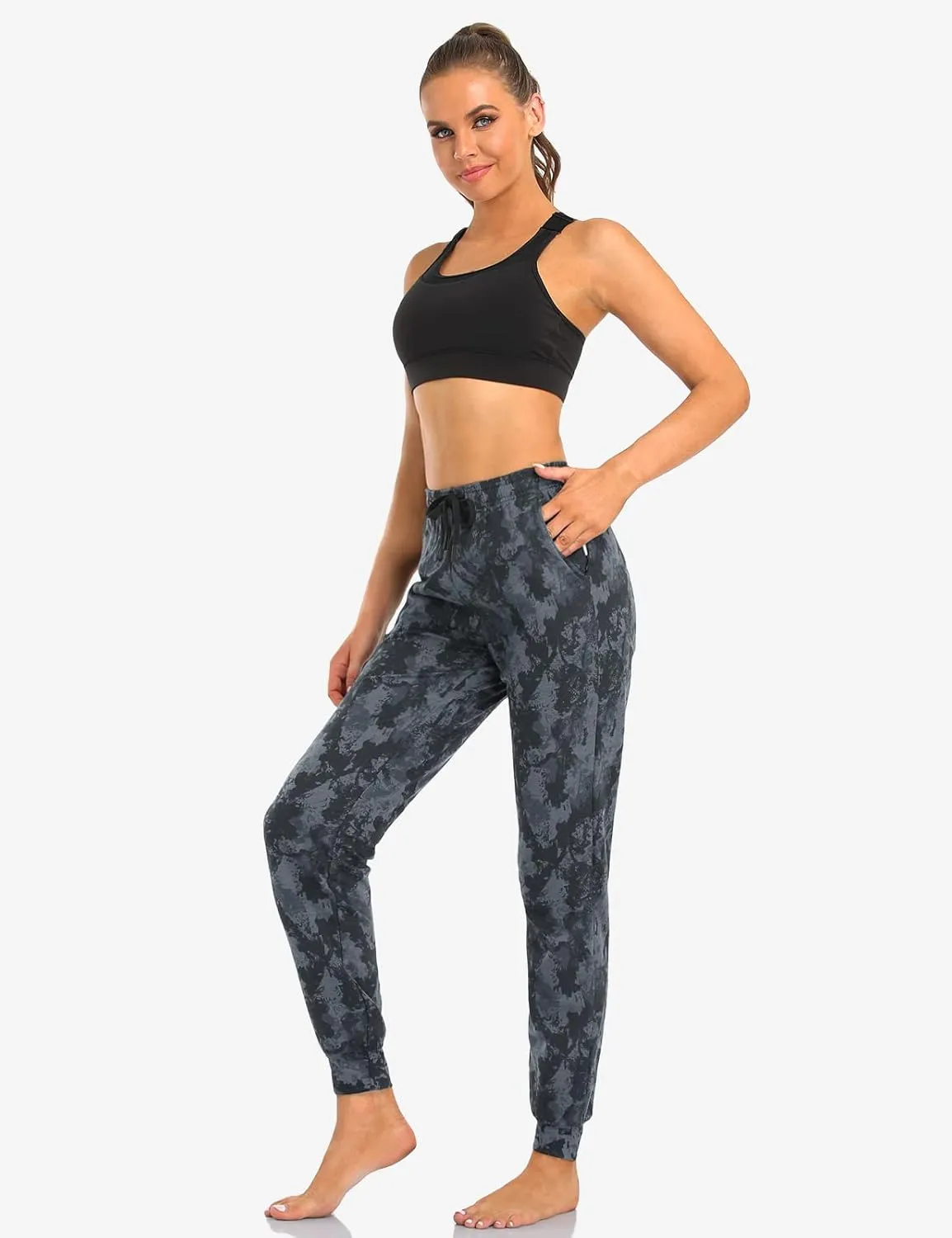 Safort Women Joggers Pants 30"/32"/34"/36" Tall Inseam Athletic Tapered Sweatpants Workout Lounge with Pockets