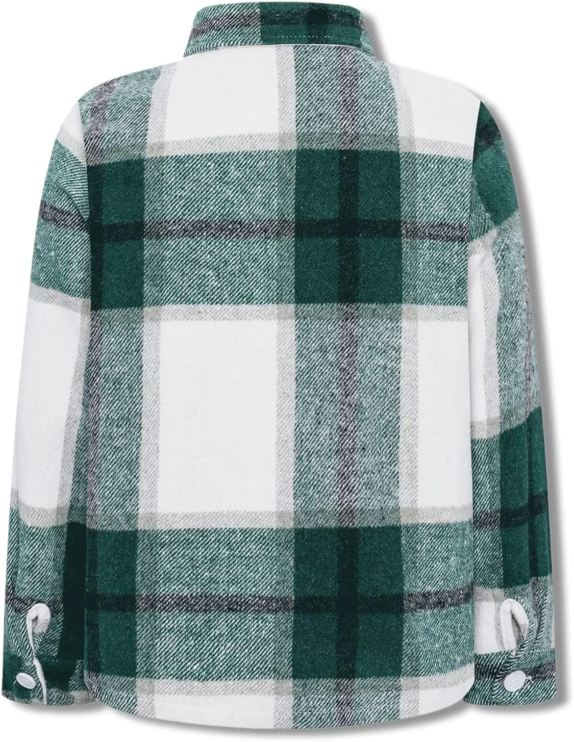 SANGTREE Girls Womens Flannel Shirt Long Sleeve Button Down Plaid Shirt Jacket, 3 Months - US 2XL