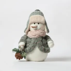 Snowman with Scarf Woodland Collection