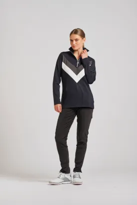 The Cathedral Half Zip Top | Navy Combo