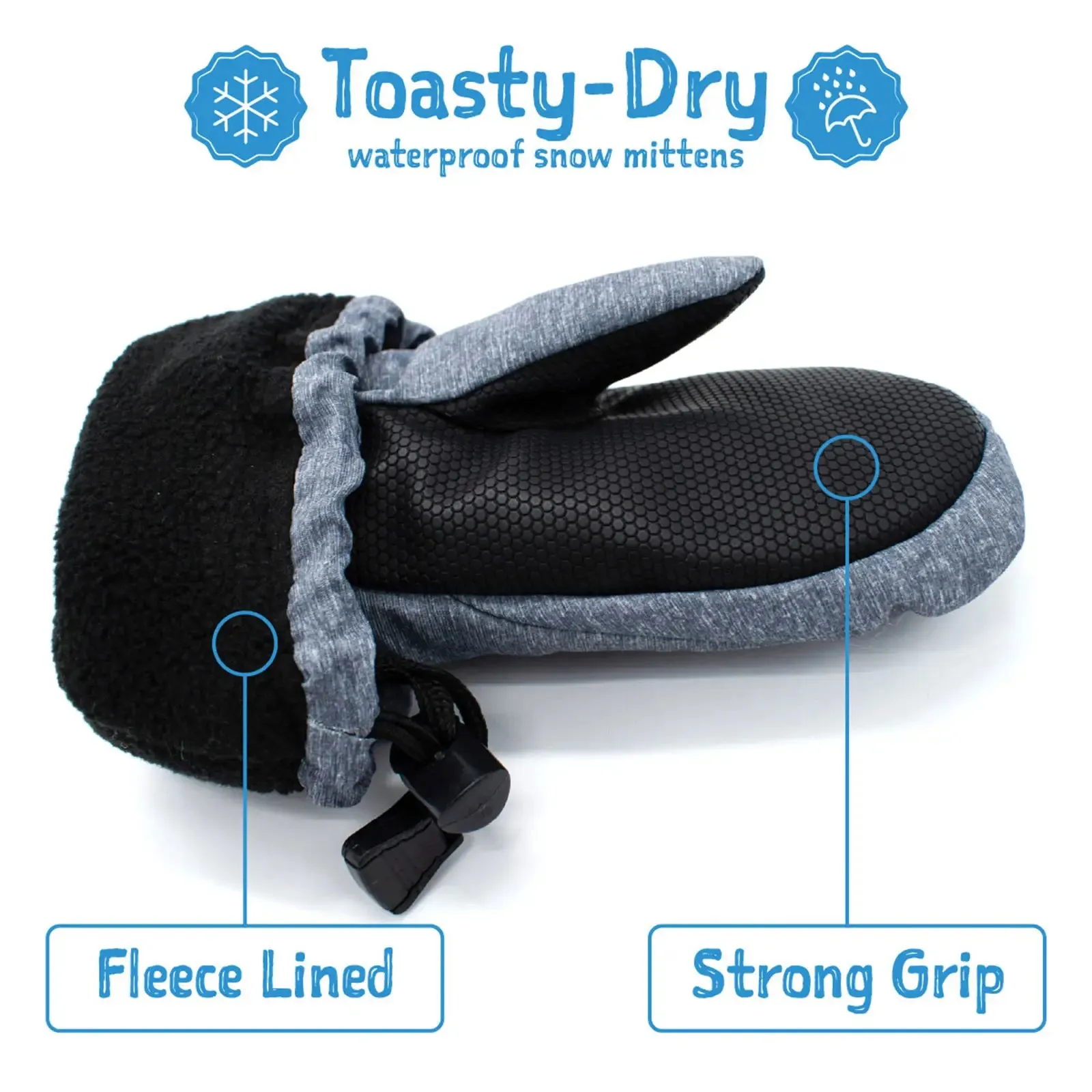 Toasty-Dry Waterproof Mitten: Light Purple
