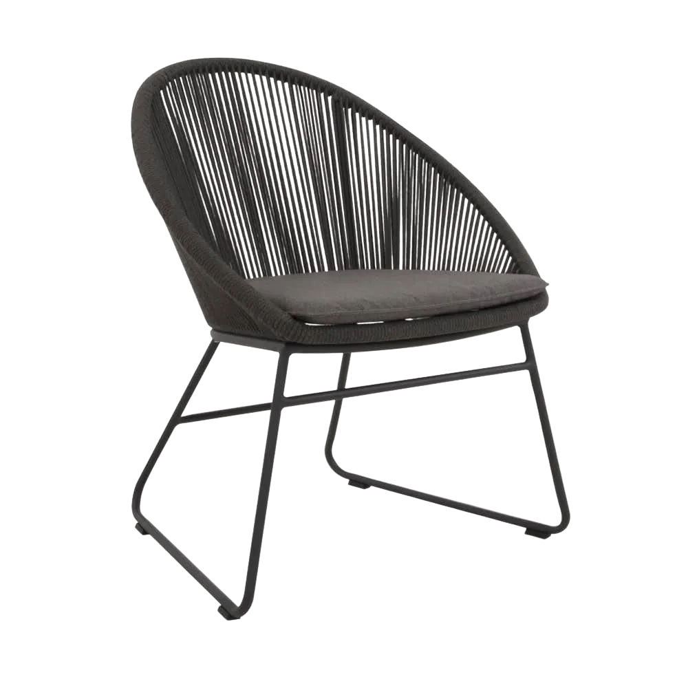 Toga Vertical Woven Rope Outdoor Dining Chair